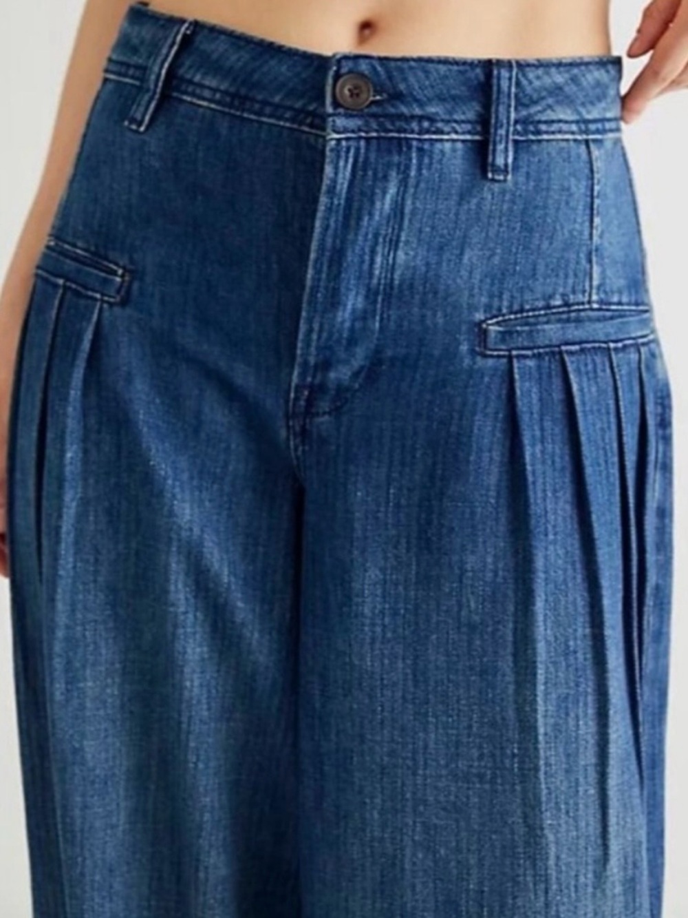 Free People We The Free Charlie Wide-Leg Jeans Size 27 - Picture 3 of 14